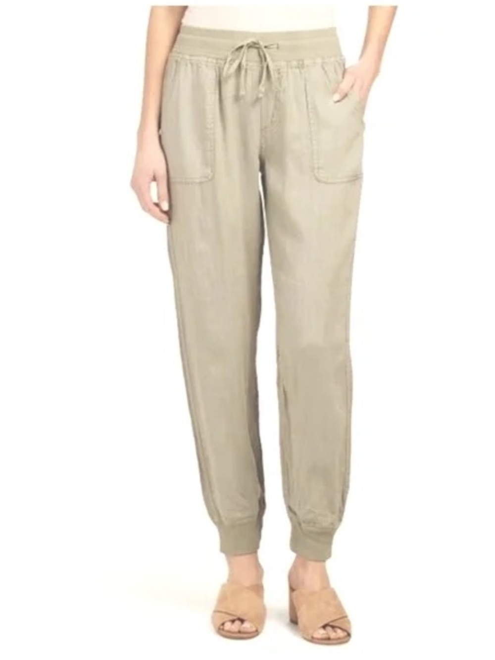 C&C California Olive Drawstring Jogger Pants
